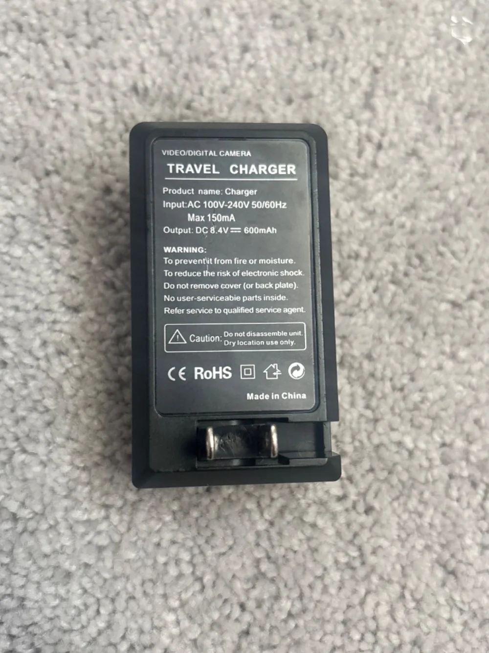 generic travel charger for Sony FW50 batteries